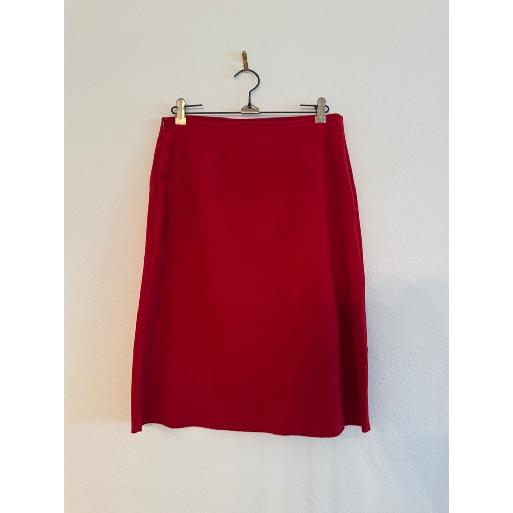 Vintage Suede Midi Skirt - Picture 4 of 5